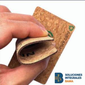 Tarjeta proximidad de corcho