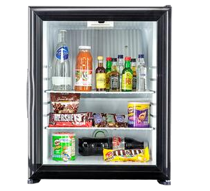 Mini-bar puerta de cristal